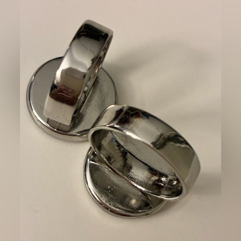 MOMA Retro hand painted Rings - Picture 4 of 6